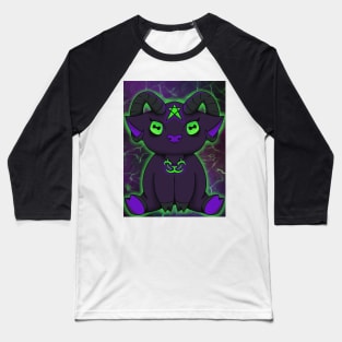 Toxic Cyber Goat Baseball T-Shirt